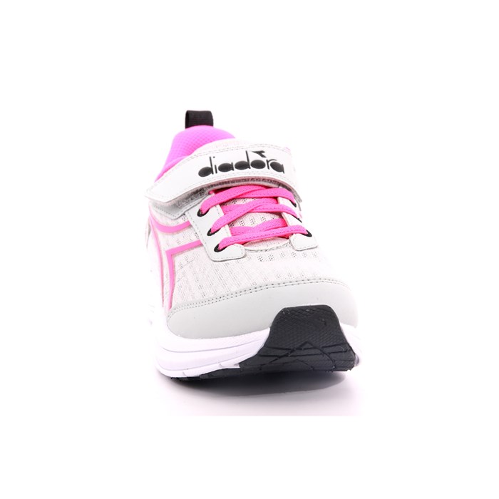 Scarpa Strappi + Elastico Diadora Bambina Argento  Scarpe 398 - 101.179067