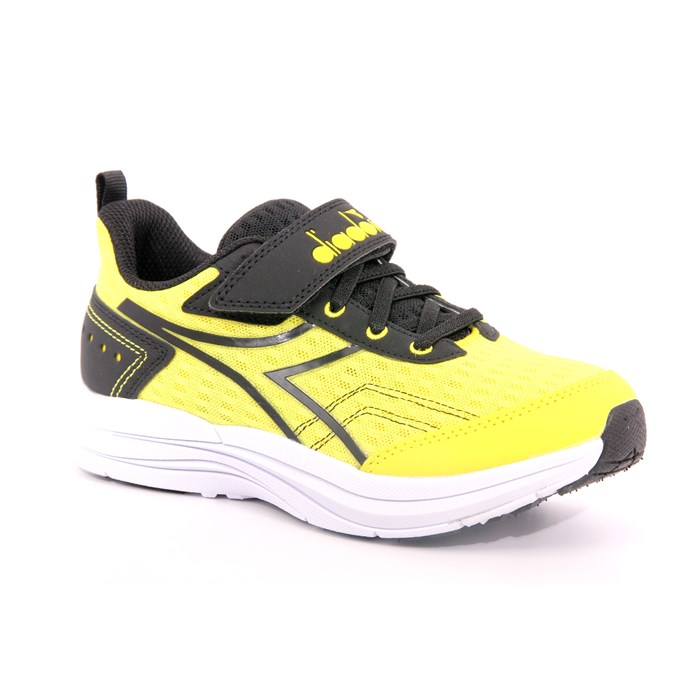 Scarpa Strappi + Elastico Diadora Bambino Giallo  Scarpe 400 - 101.179067