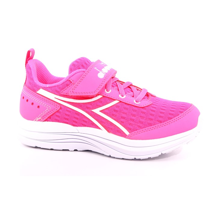 Scarpa Strappi + Elastico Diadora Bambina Rosa  Scarpe 401 - 101.179067