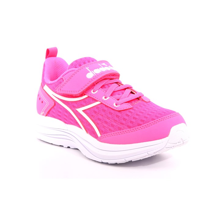 Scarpa Strappi + Elastico Diadora Bambina Rosa  Scarpe 401 - 101.179067