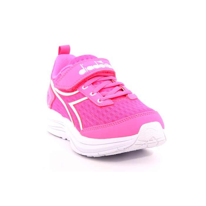 Scarpa Strappi + Elastico Diadora Bambina Rosa  Scarpe 401 - 101.179067