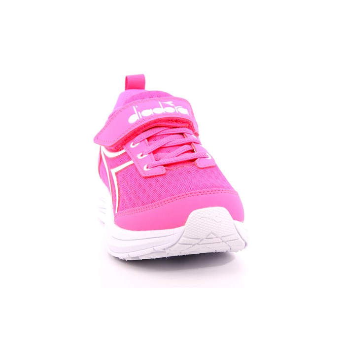 Scarpa Strappi + Elastico Diadora Bambina Rosa  Scarpe 401 - 101.179067