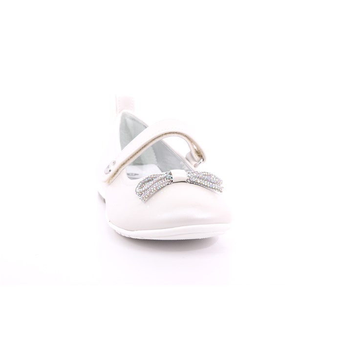 Ballerina Cerimonia Asso Bambina Bianco  Scarpe 526 - AG14503A