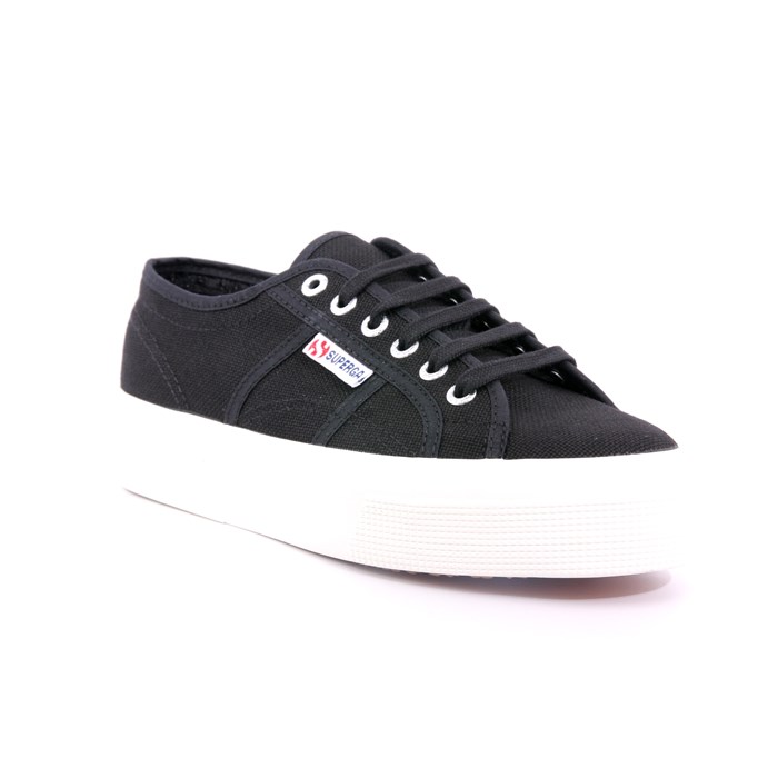 Scarpa Allacciata Superga Donna Nero  Scarpe 287 - S 21384W