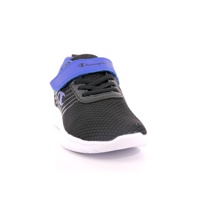 Scarpa Strappi + Elastico Champion Bambino Nero  Scarpe 945 - S32479