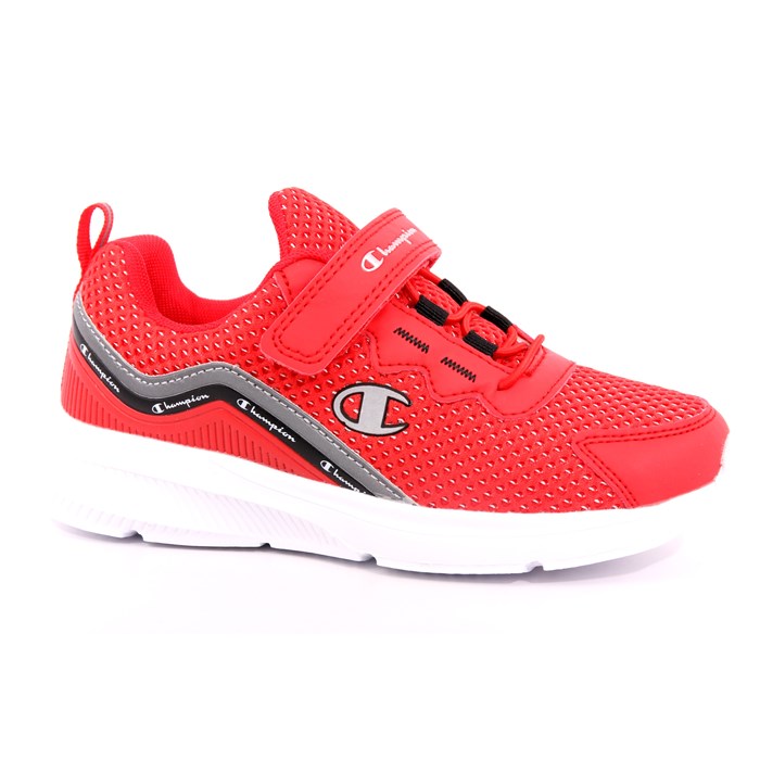Scarpa Strappi + Elastico Champion Bambino Rosso  Scarpe 952 - S32662