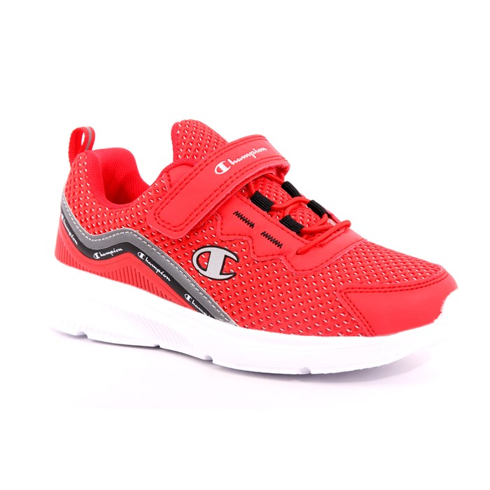 Scarpa Strappi + Elastico Champion Bambino Rosso  Scarpe 952 - S32662