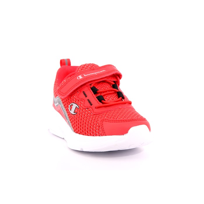 Scarpa Strappi + Elastico Champion Bambino Rosso  Scarpe 955 - S32667