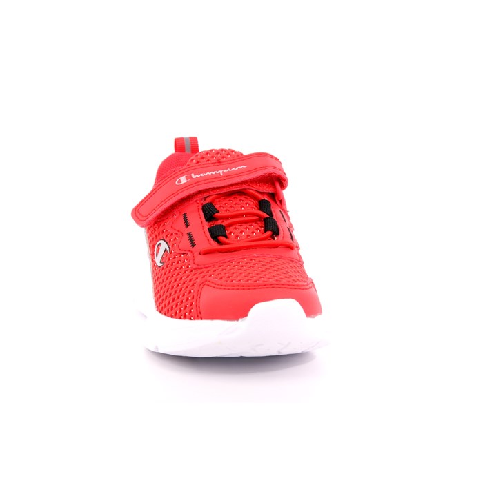 Scarpa Strappi + Elastico Champion Bambino Rosso  Scarpe 955 - S32667