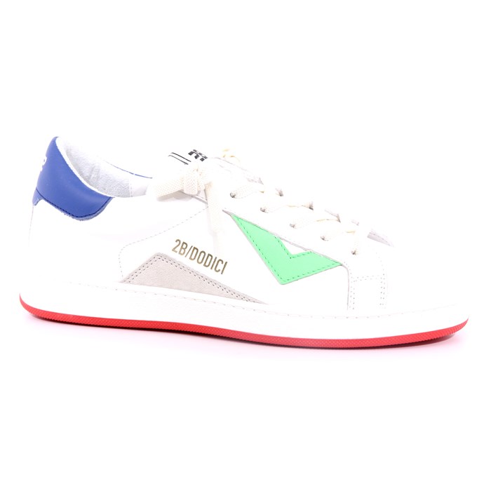 Scarpa Allacciata 2b12 Bambino Bianco  Scarpe 3 - J527