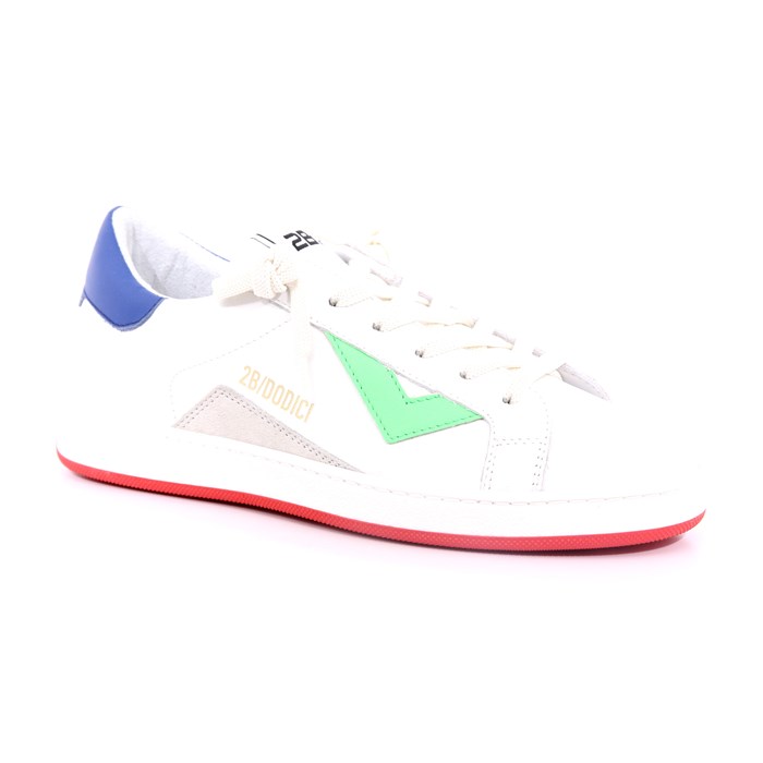Scarpa Allacciata 2b12 Bambino Bianco  Scarpe 3 - J527