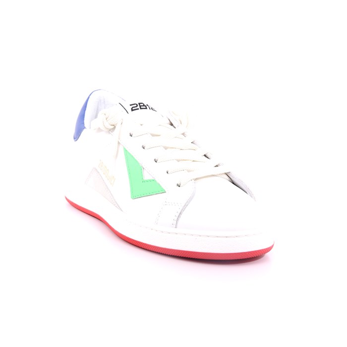 Scarpa Allacciata 2b12 Bambino Bianco  Scarpe 3 - J527