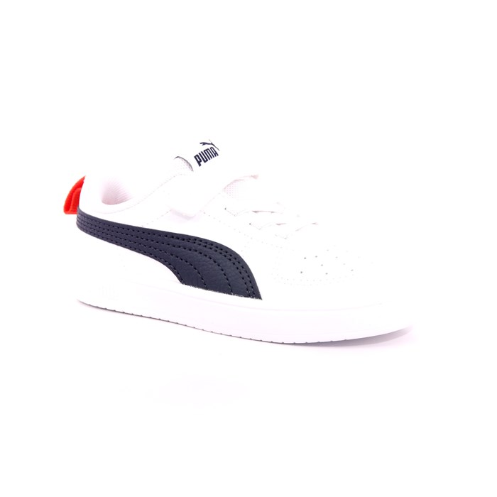 Scarpa Strappi + Elastico Puma Bambino Bianco  Scarpe 1118 - 38431409