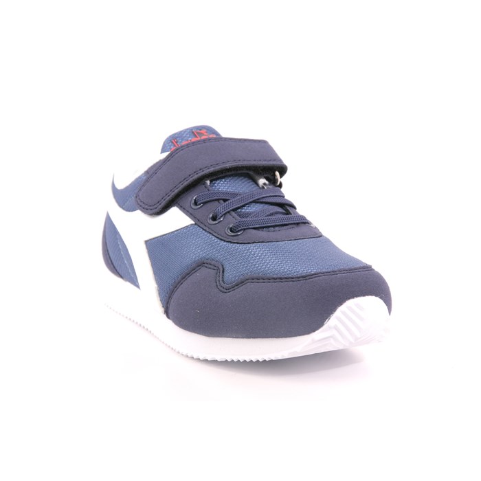 Scarpa Strappi + Elastico Diadora Bambino Blu  Scarpe 414 - 101.179246