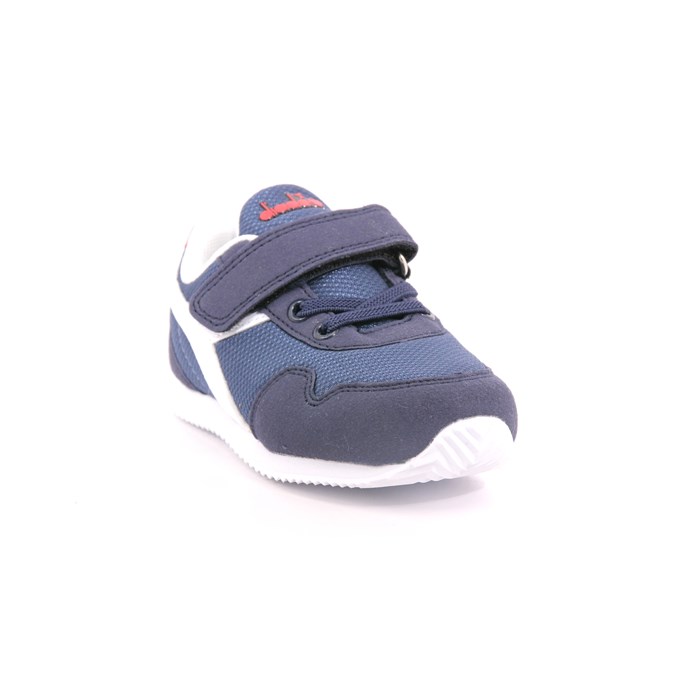 Scarpa Strappi + Elastico Diadora Bambino Blu  Scarpe 415 - 101.179247