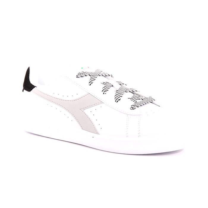 Scarpa Allacciata Diadora Bambino Bianco  Scarpe 417 - 101.178732