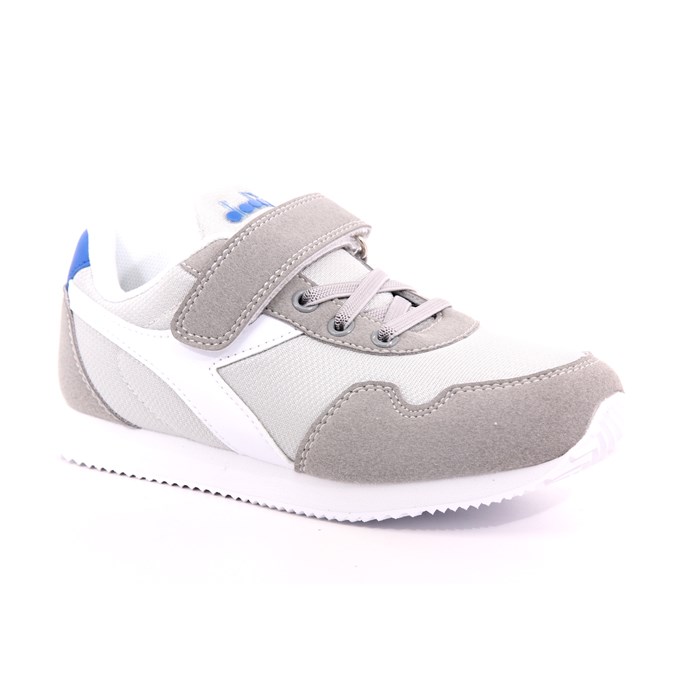 Scarpa Strappi + Elastico Diadora Bambino Grigio  Scarpe 418 - 101.179246