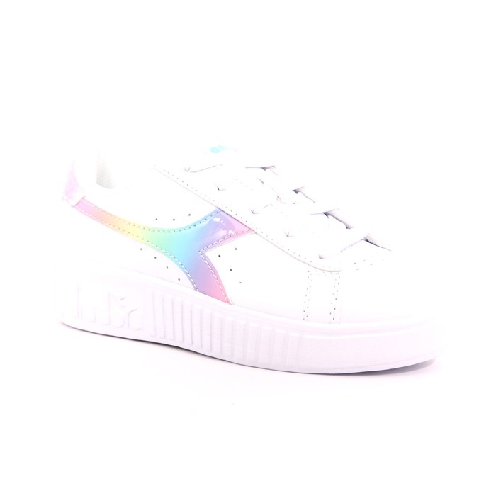Scarpa Allacciata Diadora Bambina Bianco  Scarpe 421 - 101.179249