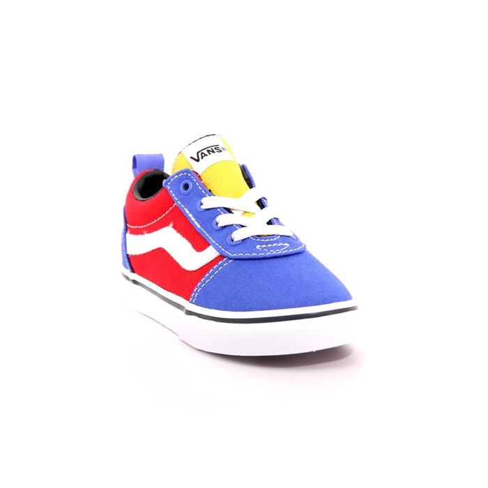 Scarpa Allacciata Vans Bambino Azzurro  Scarpe 124 - VN0A3QU16RE1