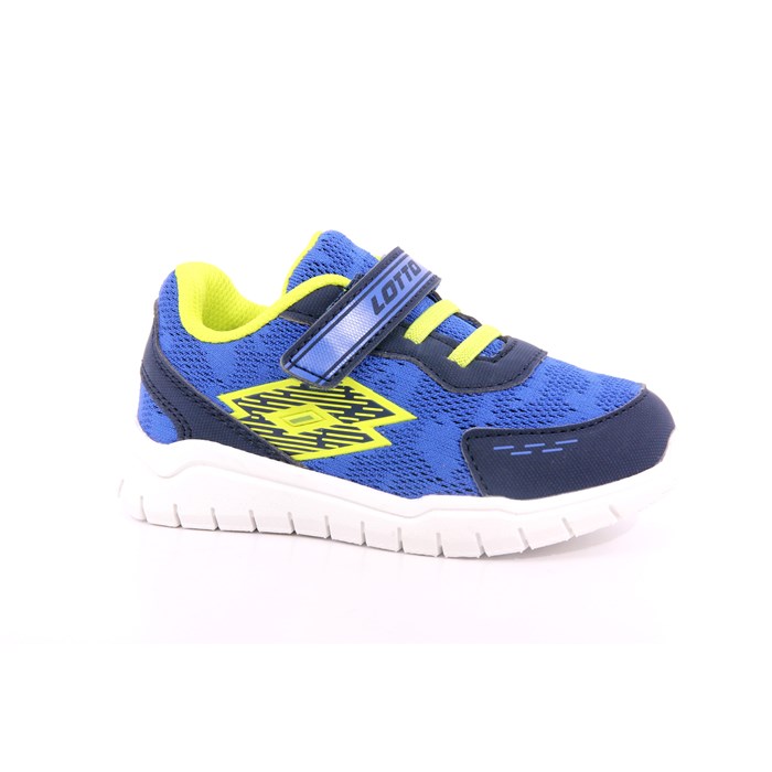 Scarpa Strappi + Elastico Lotto Bambino Blu  Scarpe 224 - 219436