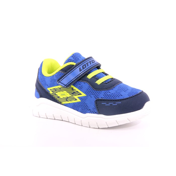 Scarpa Strappi + Elastico Lotto Bambino Blu  Scarpe 224 - 219436