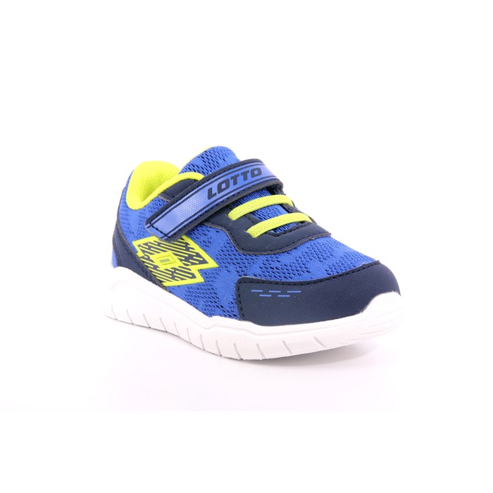 Scarpa Strappi + Elastico Lotto Bambino Blu  Scarpe 224 - 219436