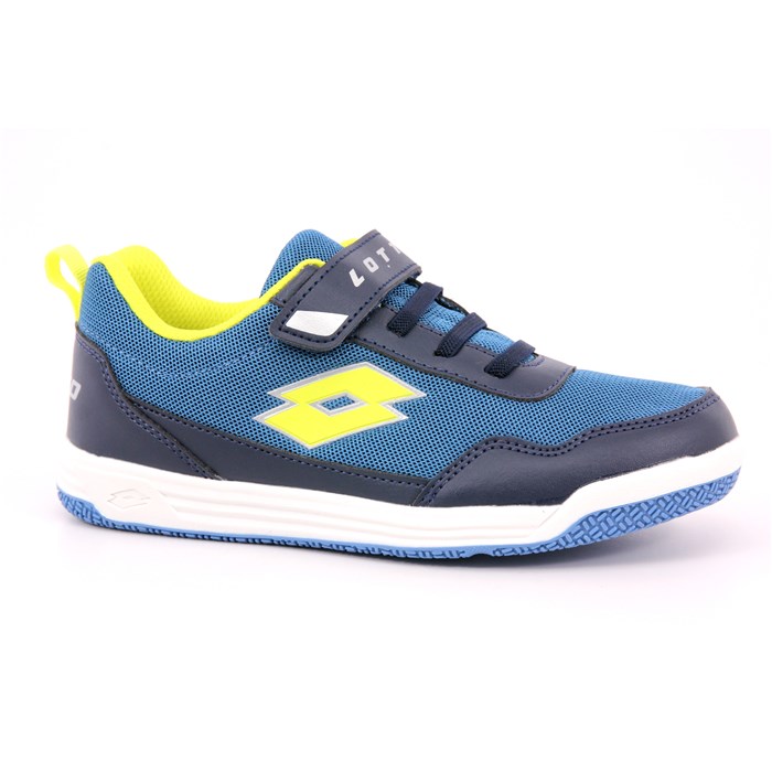 Scarpa Strappi + Elastico Lotto Bambino Blu  Scarpe 239 - 219515