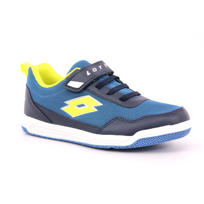 Scarpa Strappi + Elastico Lotto Bambino Blu  Scarpe 239 - 219515