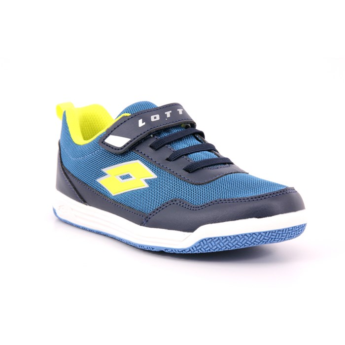 Scarpa Strappi + Elastico Lotto Bambino Blu  Scarpe 239 - 219515