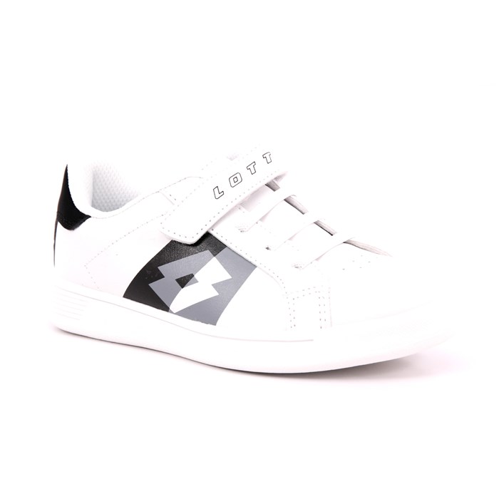 Scarpa Strappi + Elastico Lotto Bambino Bianco  Scarpe 241 - 219404