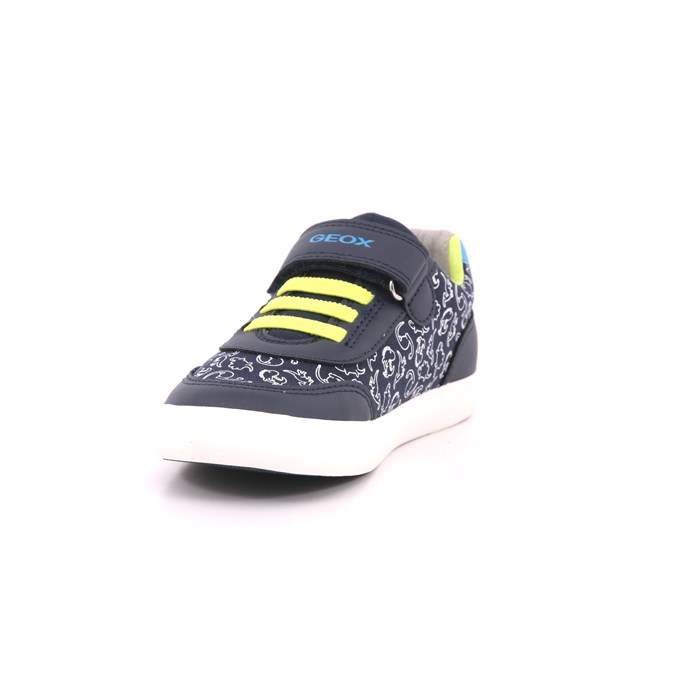 Scarpa Strappi + Elastico Geox Bambino Blu  Scarpe 476 - B021NA