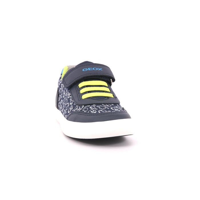Scarpa Strappi + Elastico Geox Bambino Blu  Scarpe 476 - B021NA