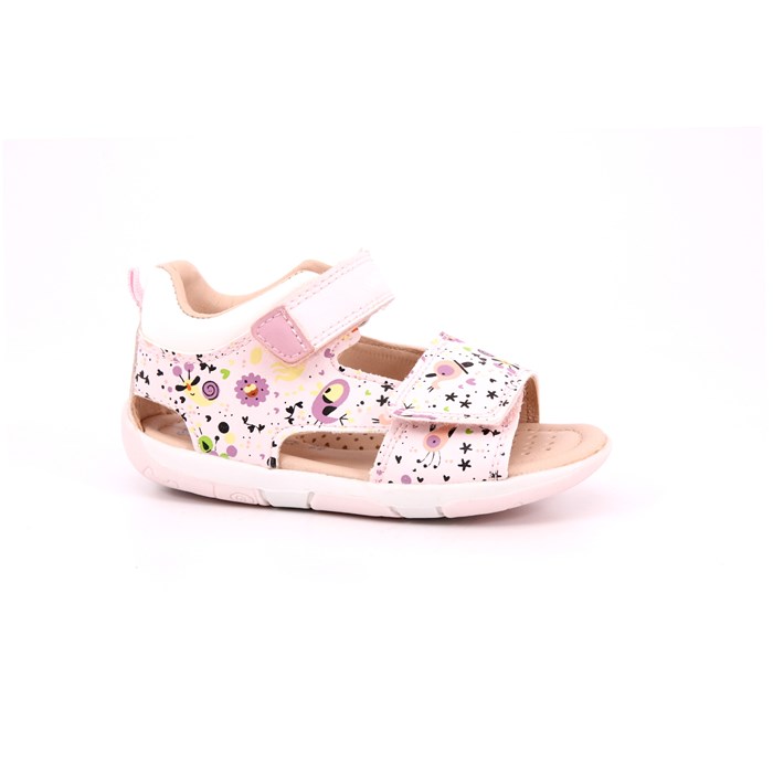 Sandalo Geox Bambina Bianco  Scarpe 478 - B150YD