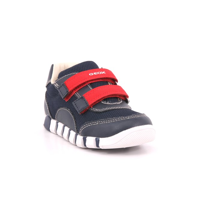 Scarpa Strappi Geox Bambino Blu  Scarpe 484 - B3555C