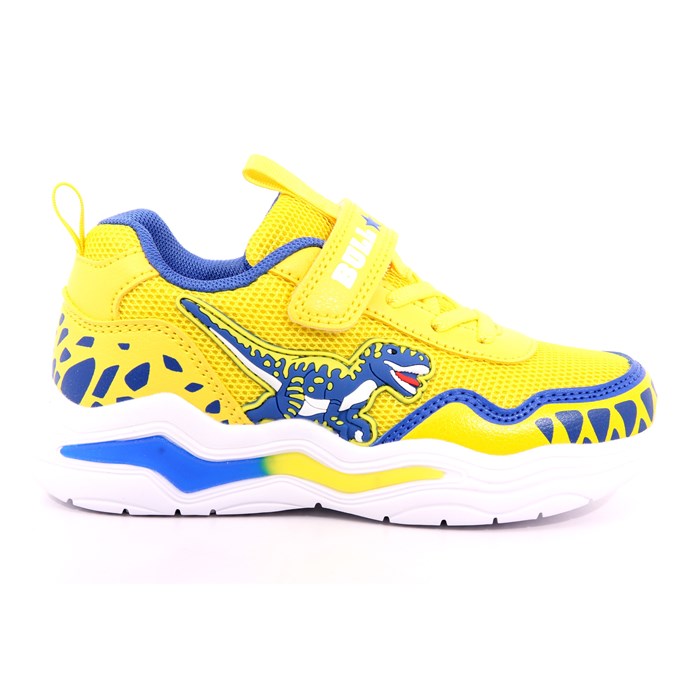 Scarpa Strappi + Elastico Bull Boys Bambino Giallo  Scarpe 25 - DNAL3370