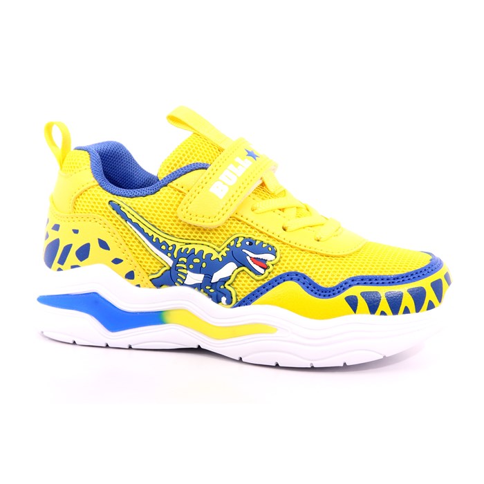 Scarpa Strappi + Elastico Bull Boys Bambino Giallo  Scarpe 25 - DNAL3370