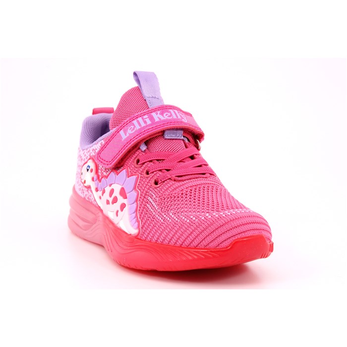 Scarpa Strappi + Elastico Lelli Kelly Bambina Fuxia  Scarpe 431 - LKAL3454