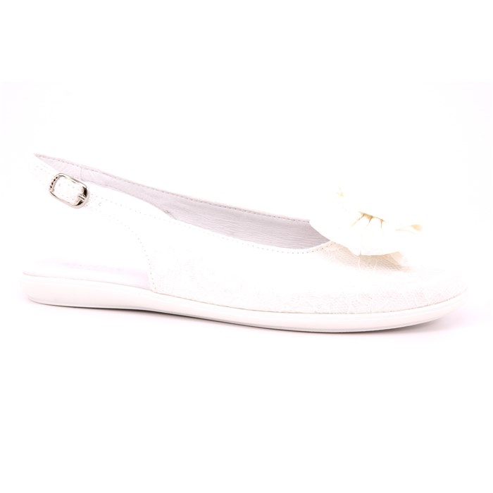 Ballerina Cerimonia Mister Jerry Bambina Bianco  Scarpe 13 - 2362