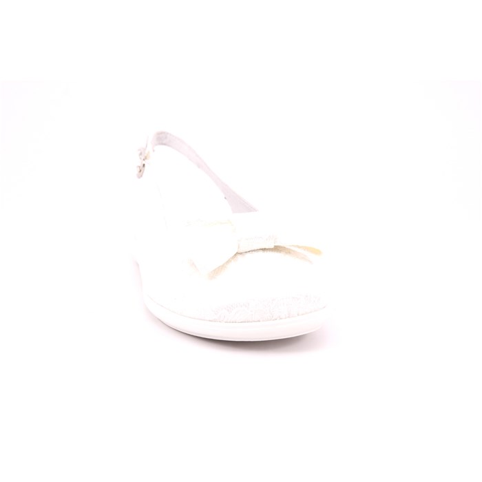Ballerina Cerimonia Mister Jerry Bambina Bianco  Scarpe 13 - 2362