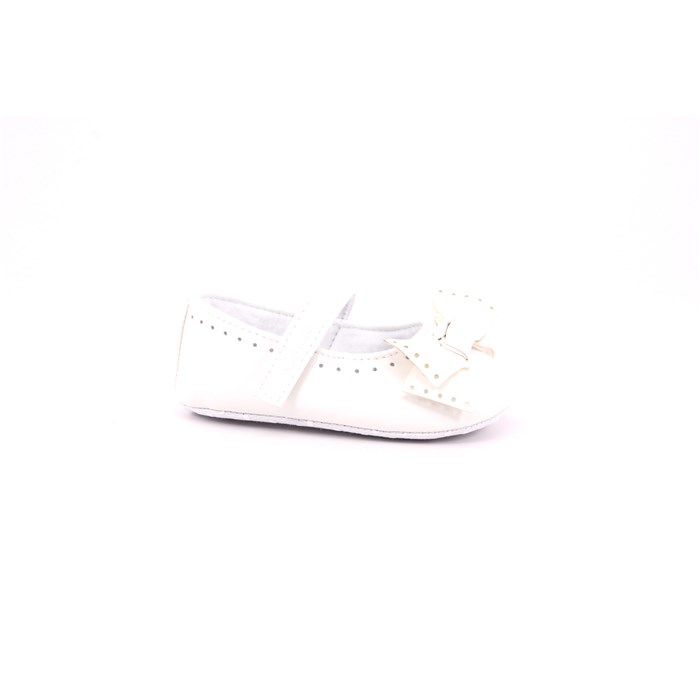 Scarpina Culla Chicco Bambino Bianco  Scarpe 643 - 01069186