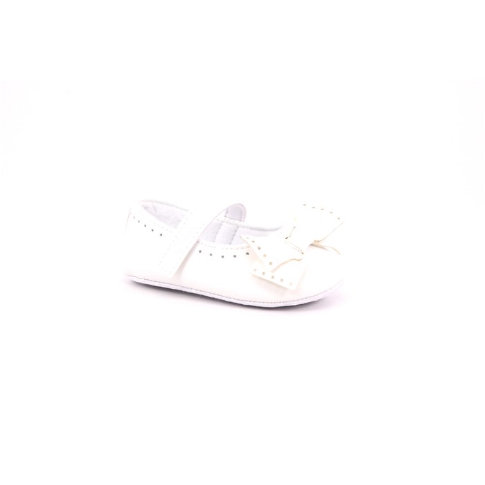 Scarpina Culla Chicco Bambino Bianco  Scarpe 643 - 01069186