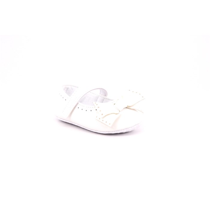 Scarpina Culla Chicco Bambino Bianco  Scarpe 643 - 01069186