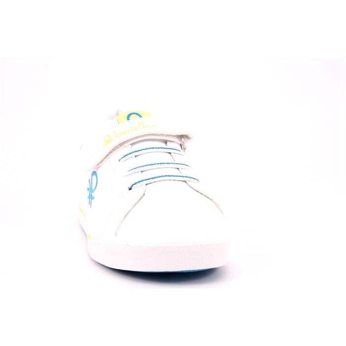 Scarpa Strappi + Elastico Benetton Bambino Bianco  Scarpe 3 - BTK314600