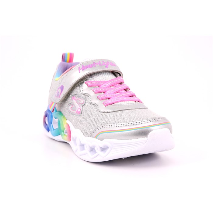 Scarpa Strappi + Elastico Skechers Bambina Argento  Scarpe 238 - 303751L