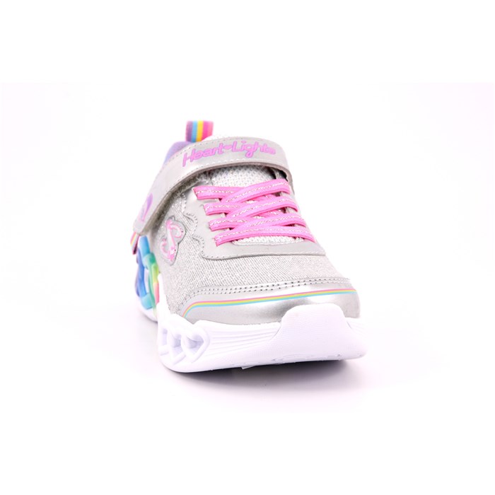 Scarpa Strappi + Elastico Skechers Bambina Argento  Scarpe 238 - 303751L