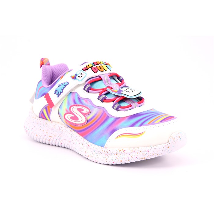 Scarpa Strappi + Elastico Skechers Bambina Bianco  Scarpe 240 - 302215L