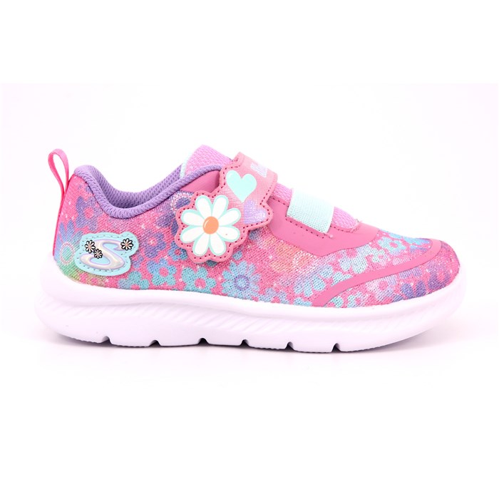 Scarpa Strappi + Elastico Skechers Bambina Fuxia  Scarpe 244 - 302717N