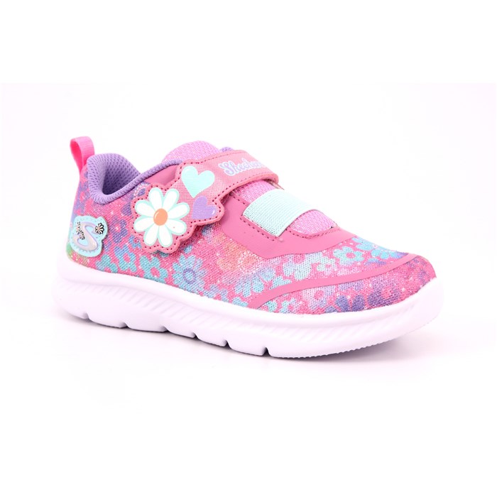 Scarpa Strappi + Elastico Skechers Bambina Fuxia  Scarpe 244 - 302717N