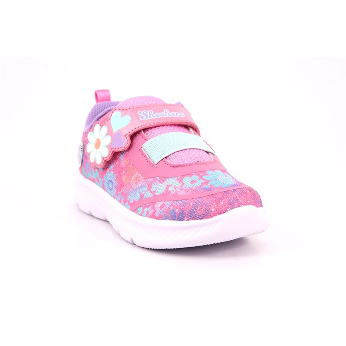 Scarpa Strappi + Elastico Skechers Bambina Fuxia  Scarpe 244 - 302717N