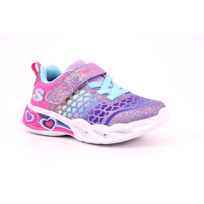 Scarpa Strappi + Elastico Skechers Bambina Lilla  Scarpe 245 - 302312N